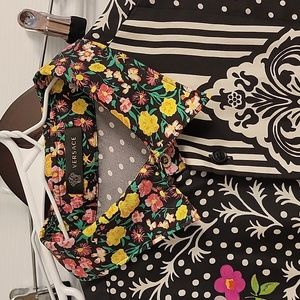 Versace mixed print shirt